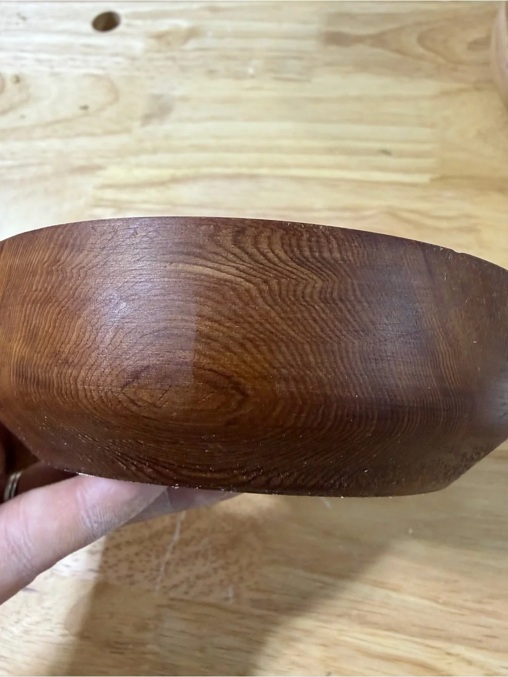 Handcrafted Cedar Trinket Bowl